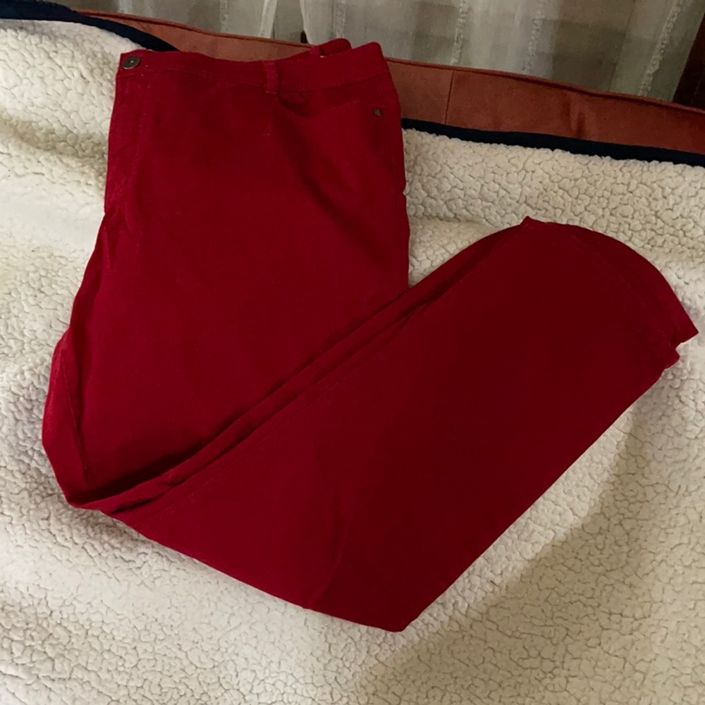 Red Jeans worn only once